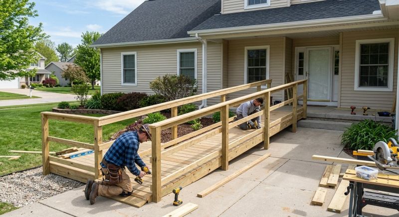 ADA Ramp Installation in Kansas City, KS