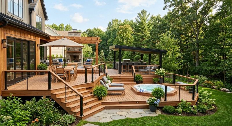 Multi Level Deck Installation in Fairfield County, CT