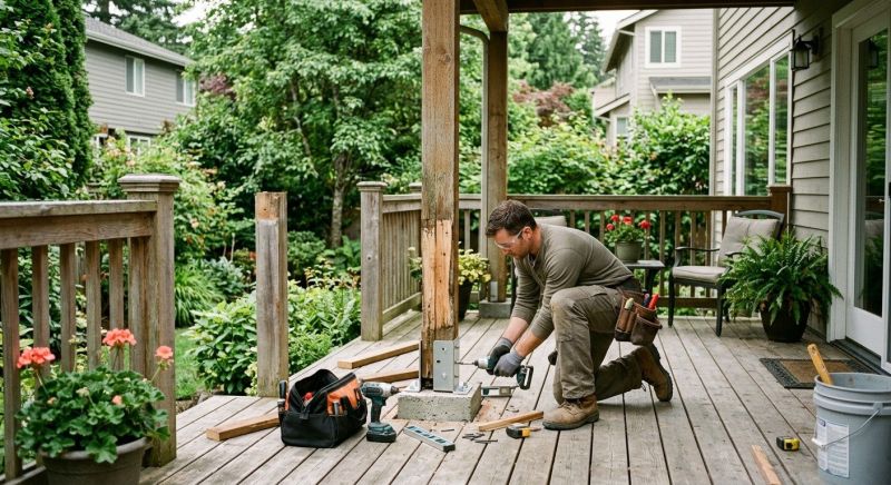 Terrace Railing Repair in Seattle, WA