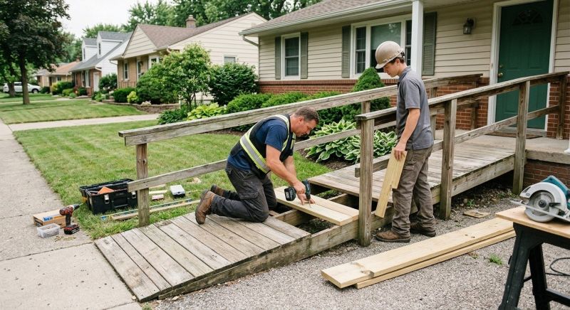 Accessible Ramp Construction in Conroe, TX