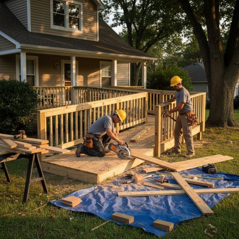Accessible Ramp Construction in Wilmington, NC