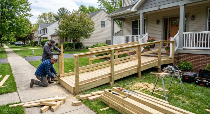 Accessible Ramp Construction in Wilmington, NC