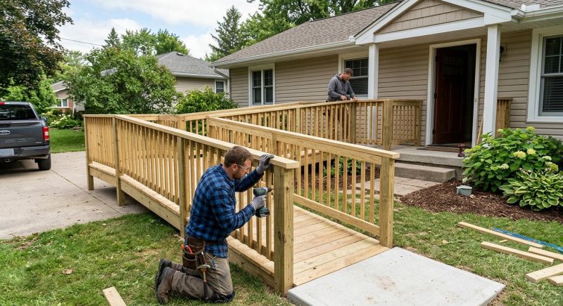 Accessible Ramp Construction in Wilmington, NC