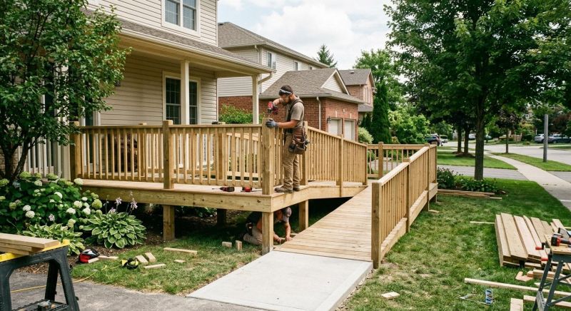 Accessible Ramp Installation in Conroe, TX