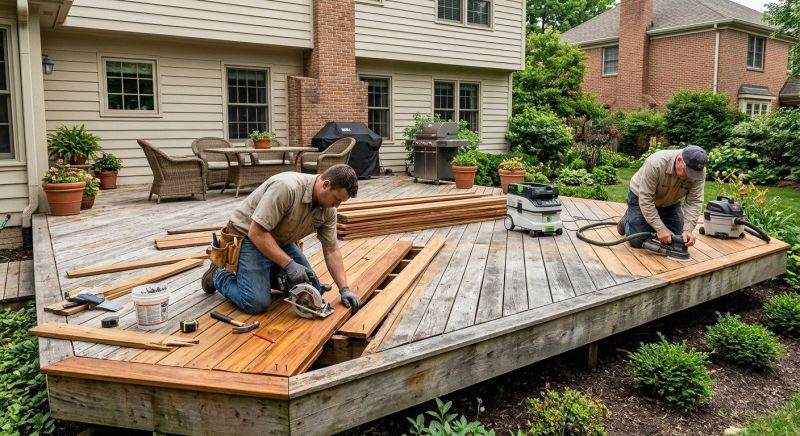Cedar Deck Repair in Seattle, WA