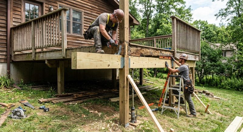 Deck Column Repair in Seattle, WA