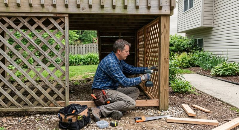 Deck Lattice Repair in Redmond, WA