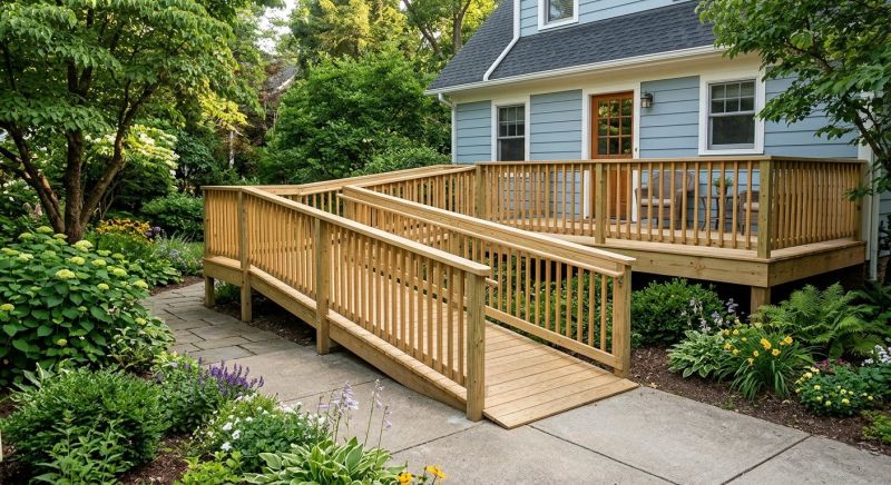 Deck Ramp Construction in Conroe, TX