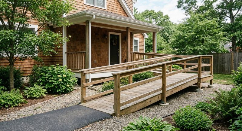 Deck Ramp Construction in Conroe, TX