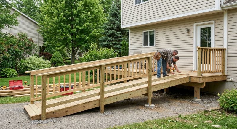 Deck Ramp Construction in Kansas City, KS