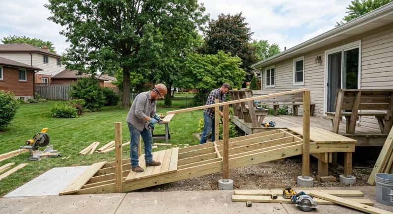 Deck Ramp Installation in Kansas City, KS