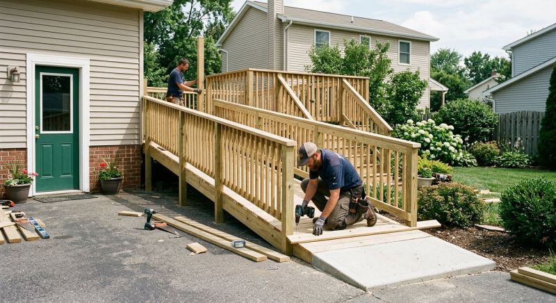 Deck Ramp Installation in Wilmington, NC