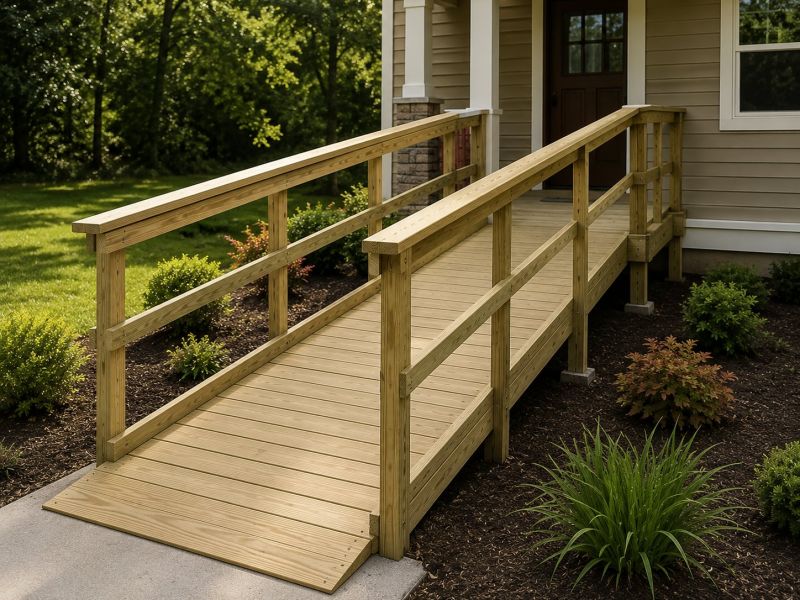 Entrance Ramp Installation in Wilmington, NC