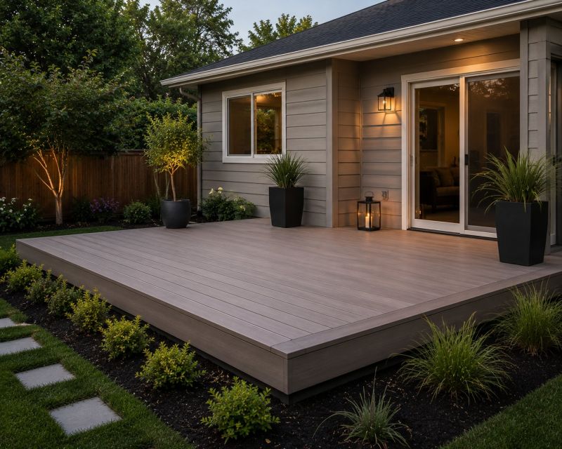 Ground Level Deck Construction in Seattle, WA