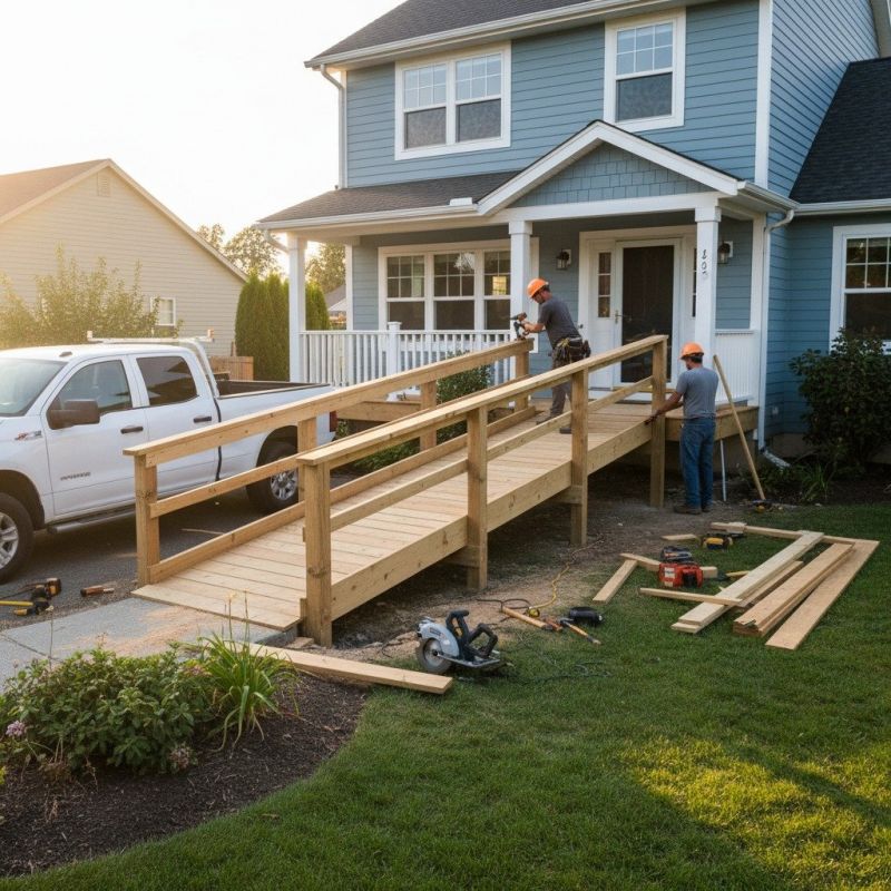 Handicap Ramp Installation in Wilmington, NC