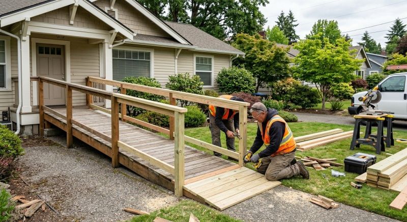 Handicap Ramp Installation in Kansas City, KS
