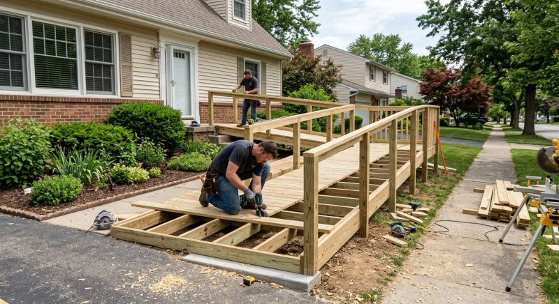 Handicap Ramp Installation in Kansas City, KS