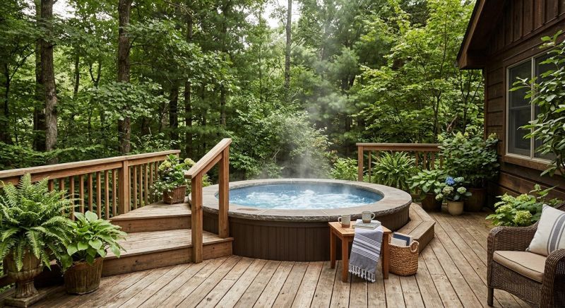 Hot Tub Deck Construction in Redmond, WA