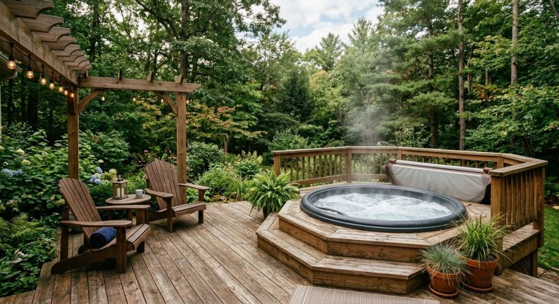 Hot Tub Deck Construction in Stamford, CT
