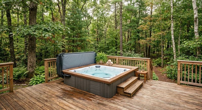 Hot Tub Deck Installation in Norwalk, CT