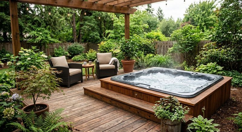 Hot Tub Deck Installation in Redmond, WA