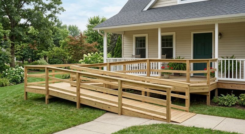 Porch Ramp Construction in Kansas City, KS