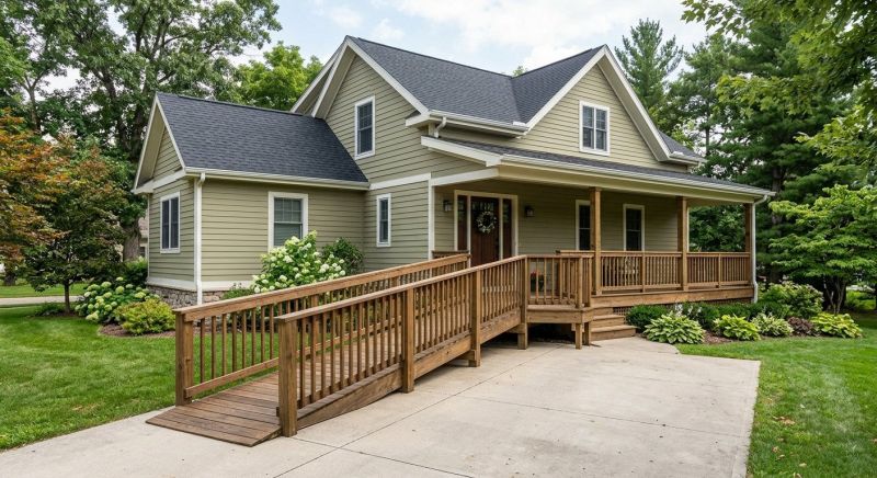 Porch Ramp Installation in Wilmington, NC