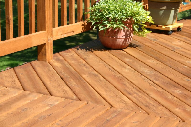 Redwood Deck Installation in Norwalk, CT