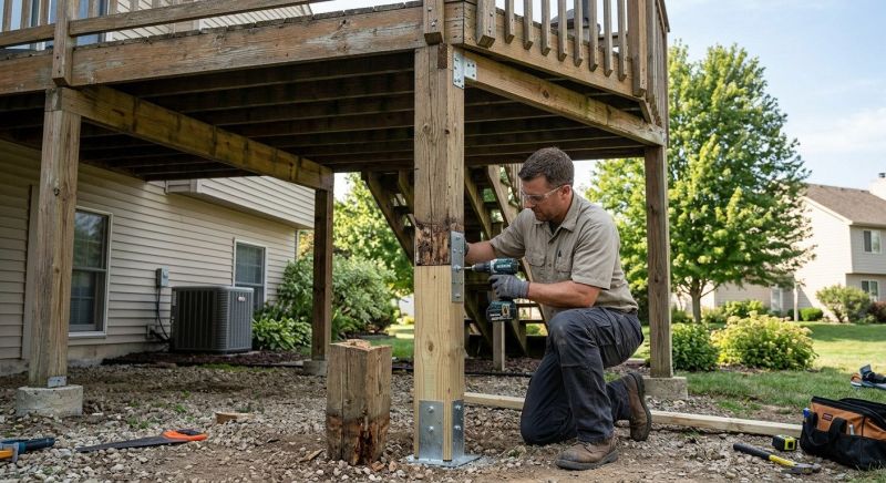 Rotten Column Replacement in Seattle, WA