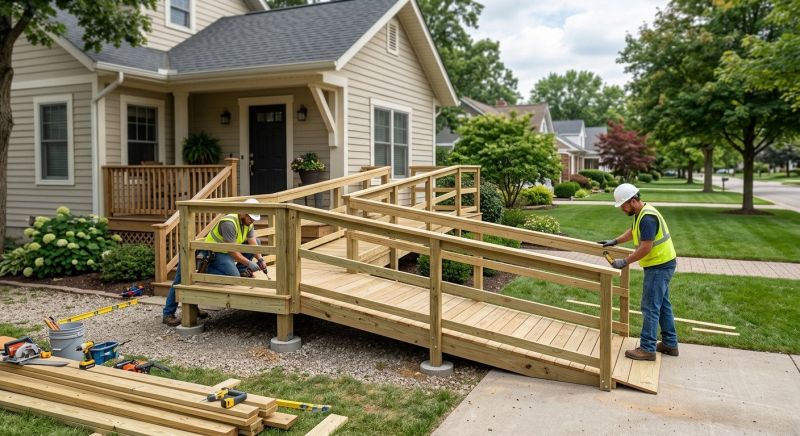 Stair Ramp Construction in Kansas City, KS