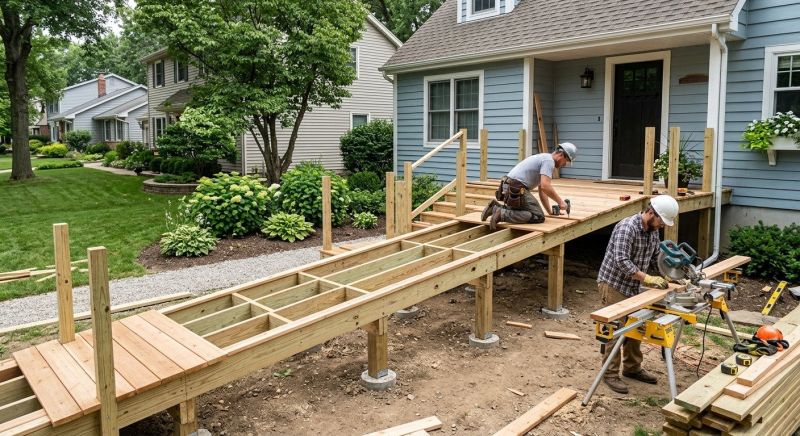 Wood Ramp Construction in Wilmington, NC