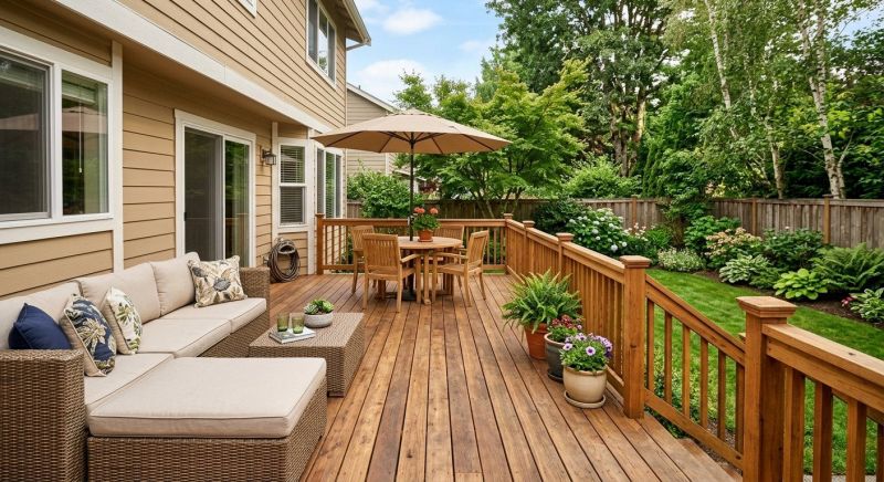 Wooden Patio Installation in Stamford, CT