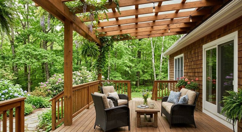 Wooden Veranda Construction in Redmond, WA